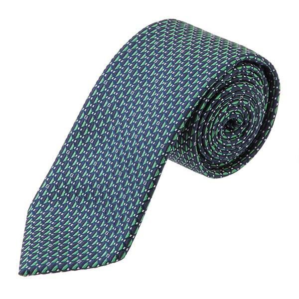 並行輸入 フェンディ ネクタイ TIE 0VY L5T ブルー 青/グリーン 爆買