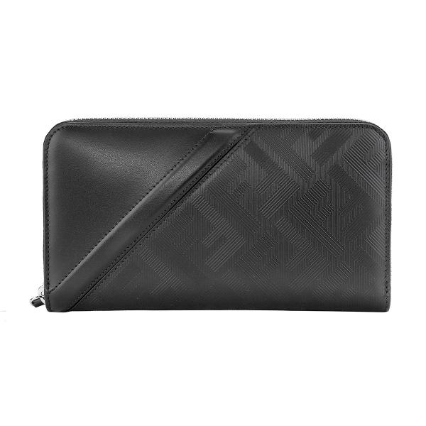並行輸入 フェンディ 長財布(ラウンドファスナー) FENDI シャドー ダイアゴナル 7M0210...