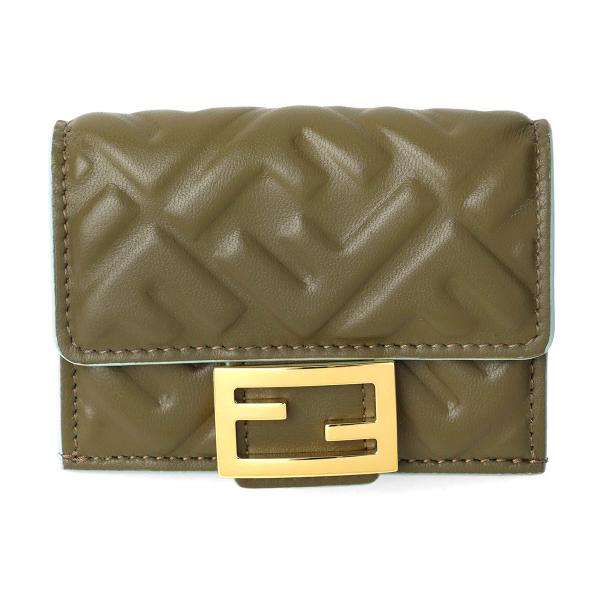 並行輸入 フェンディ 3つ折り財布 バゲット 8M0395 AT00 F1PQH お値段見直しました...