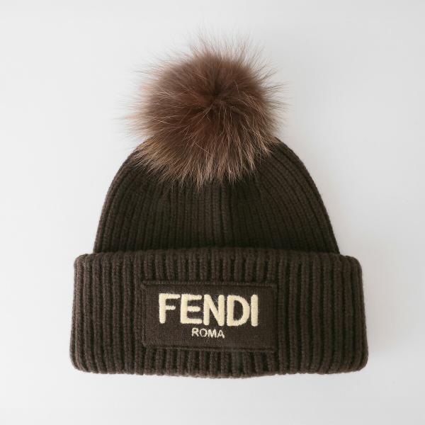 並行輸入 フェンディ ニットキャップ ポンポン ヴォルペ FXQ848 AYKO F1U6N