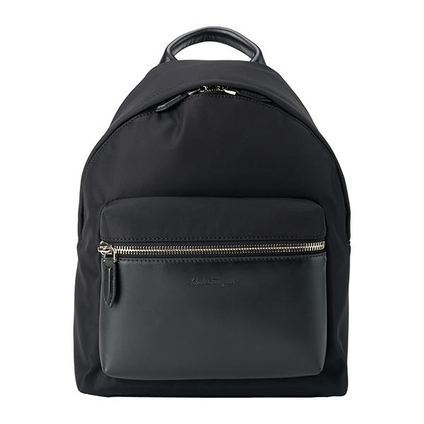 並行輸入 フェラガモ  リュックサック ナイロン 24A313 0718944 ブラック 黒 爆買