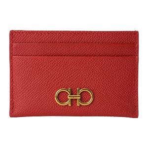FERRAGAMO フェラガモ カードケース ガンチーニ 220404 758559