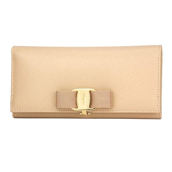 並行輸入 フェラガモ 長財布 コンチネンタルウォレット 22A900 548891 ベージュ 爆買