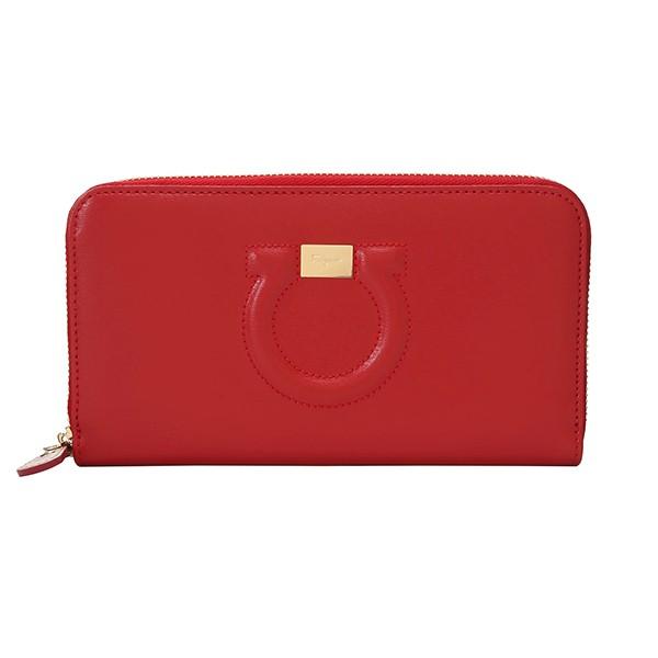 並行輸入 フェラガモ 長財布(ラウンドファスナー) FERRAGAMO ガンチーニ 22C843 0...