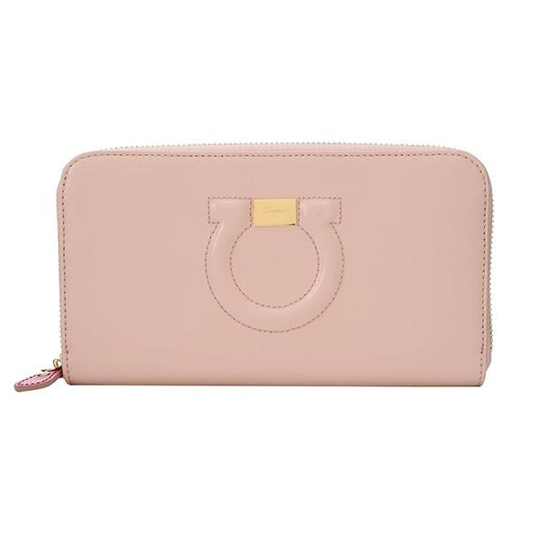 並行輸入 フェラガモ 長財布(ラウンドファスナー) ジップアラウンドウォレット 22C843 068...