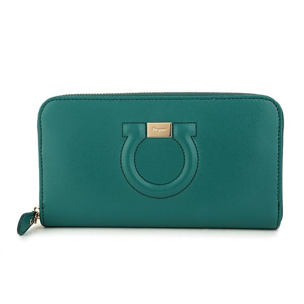 並行輸入 フェラガモ 長財布(ラウンドファスナー) ジップアラウンドウォレット 22C843 070...