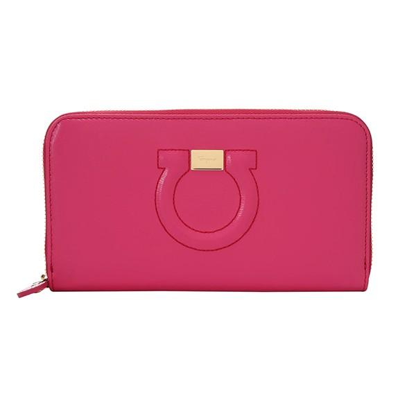 並行輸入 フェラガモ  長財布(ラウンドファスナー) ガンチーニ 22C843 0703945 ピン...