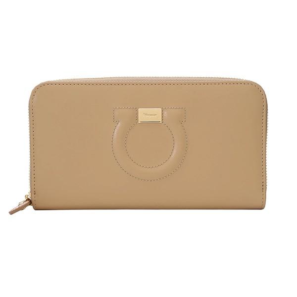 並行輸入 フェラガモ 長財布(ラウンドファスナー) ジップアラウンドウォレット 22C843 070...