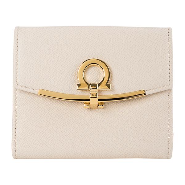 並行輸入 フェラガモ 2つ折り財布 FERRAGAMO ガンチーニ 22C877 740819レディ...