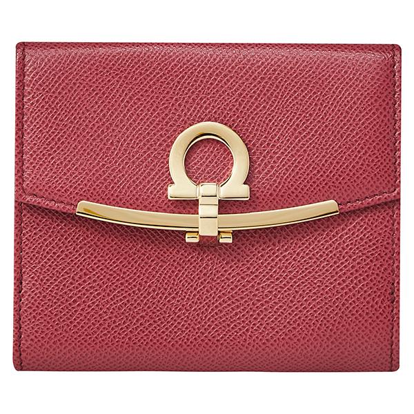 並行輸入 フェラガモ 2つ折り財布 FERRAGAMO ガンチーニ 22C877 755236レディ...