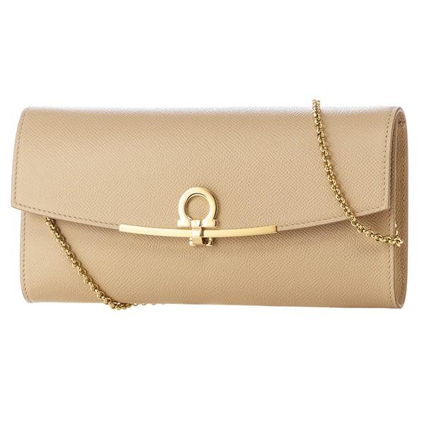 並行輸入 フェラガモ  クラッチ・セカンドバッグ ガンチーニ 22C941 0674022 ナッツベ...