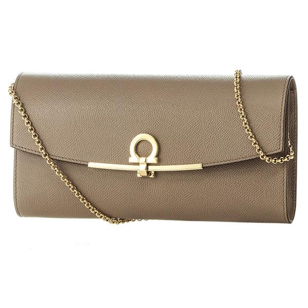 並行輸入 フェラガモ  クラッチ・セカンドバッグ ガンチーニ 22C941 0693560 グレージ...