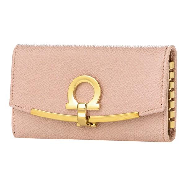 並行輸入 フェラガモ キーケース ガンチーニ 22D151 0683319 ピンク 爆買