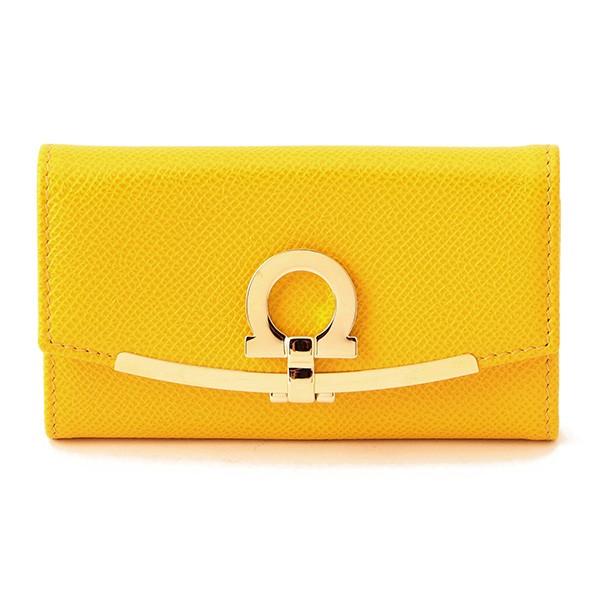 並行輸入 フェラガモ  キーケース ガンチーニ 22D151 729024 SUNSHINE イエロ...