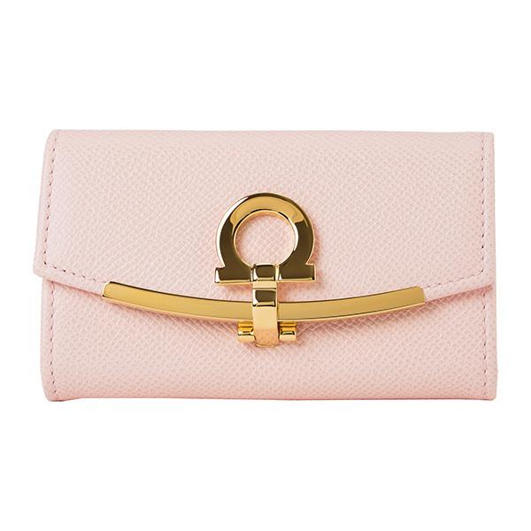 並行輸入 フェラガモ キーケース ライトピンク FERRAGAMO 22D151 740826 爆買