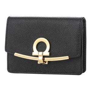 ✨新品未使用✨Ferragamo カードケース　ダブルガンチーニ　名刺入れ　現行 FERRAGAMO フェラガモ 名刺入れ カードケース ダブル ガンチーニ