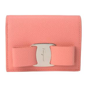 FERRAGAMO（フェラガモ） 並行輸入 2つ折り財布 ヴァラ ボウ 22E009