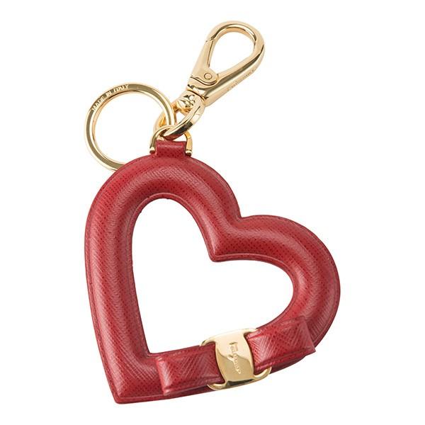 並行輸入 フェラガモ  キーホルダー ヴァラ 22F507 647479 レッド 赤 爆買