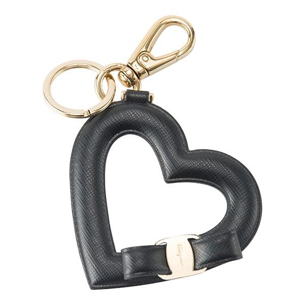 並行輸入 フェラガモ キーホルダー ブラック 黒 FERRAGAMO 22F507 647481 爆...