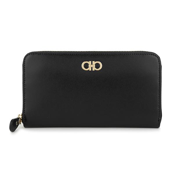 並行輸入 フェラガモ 長財布(ラウンドファスナー) FERRAGAMO ガンチーニ 22O009 7...