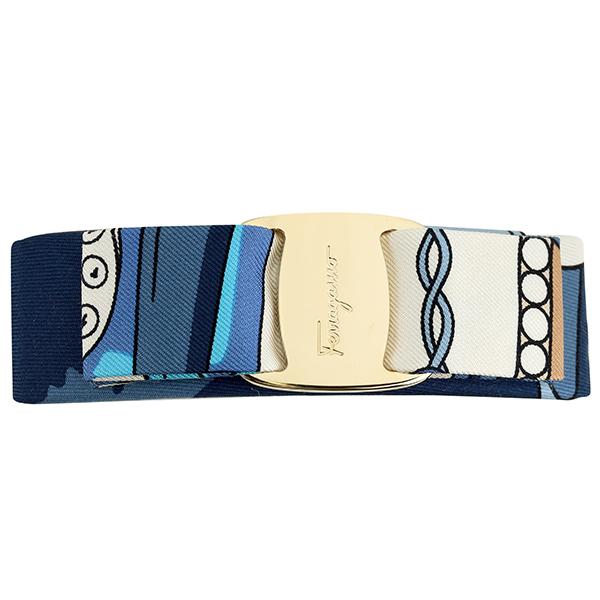 並行輸入 フェラガモ バレッタ FERRAGAMO ヴァラ ボウ 340135 747065-Cレデ...