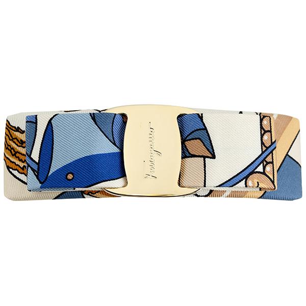 並行輸入 フェラガモ バレッタ FERRAGAMO ヴァラ ボウ 340135 747065-Dレデ...