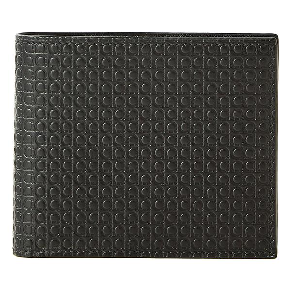 並行輸入 フェラガモ 2つ折り財布 FERRAGAMO ガンチーニ 66A509 714555メンズ...