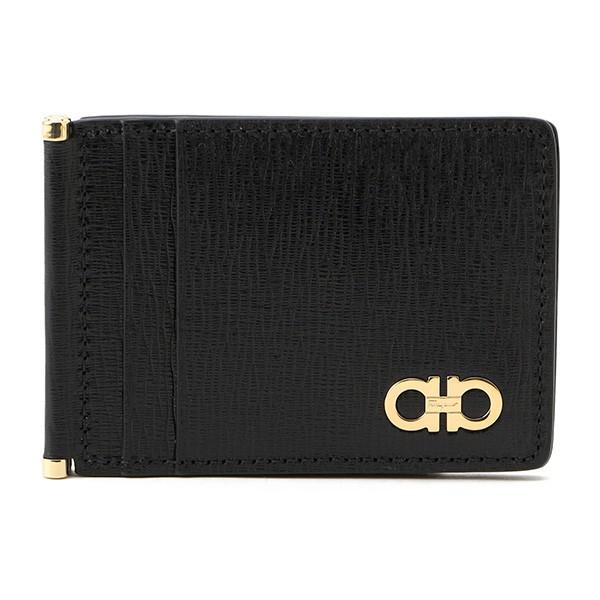 並行輸入 フェラガモ カードケース ブラック 黒 FERRAGAMO 66A624 725745 N...