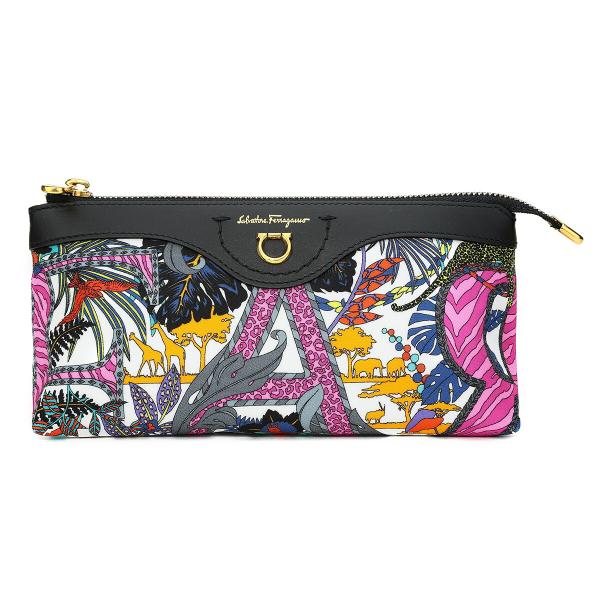 並行輸入 フェラガモ ポーチ FERRAGAMO  220241 756052レディース マルチカラ...