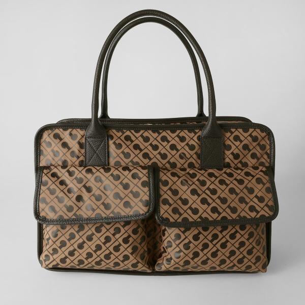 並行輸入 ゲラルディーニ ハンドバッグ ソフティ GH0202 TOFFEE