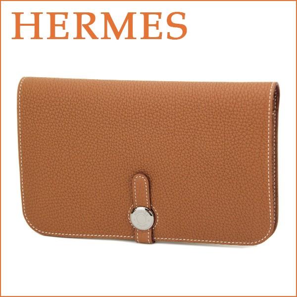 並行輸入 エルメス 長財布 ドゴン 0 ブラウン 爆買