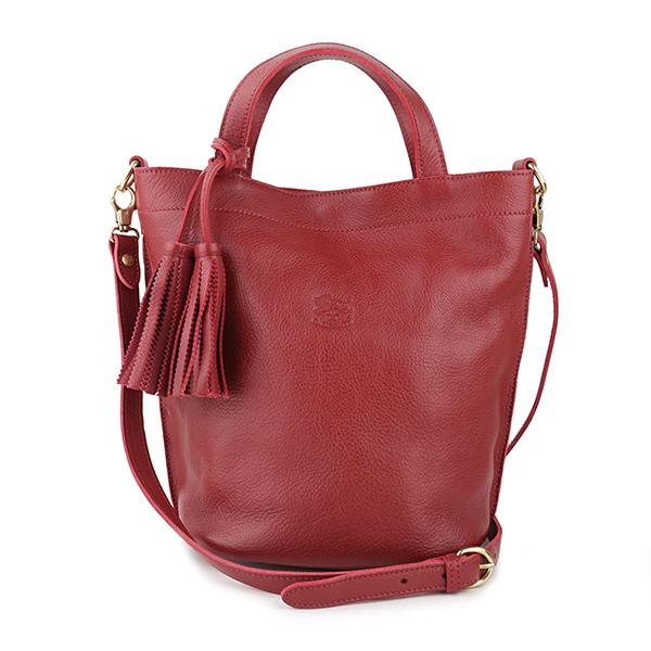 並行輸入 イルビゾンテ  ハンドバッグ ヴァッケッタ A2599P 245O レッド 赤 爆買