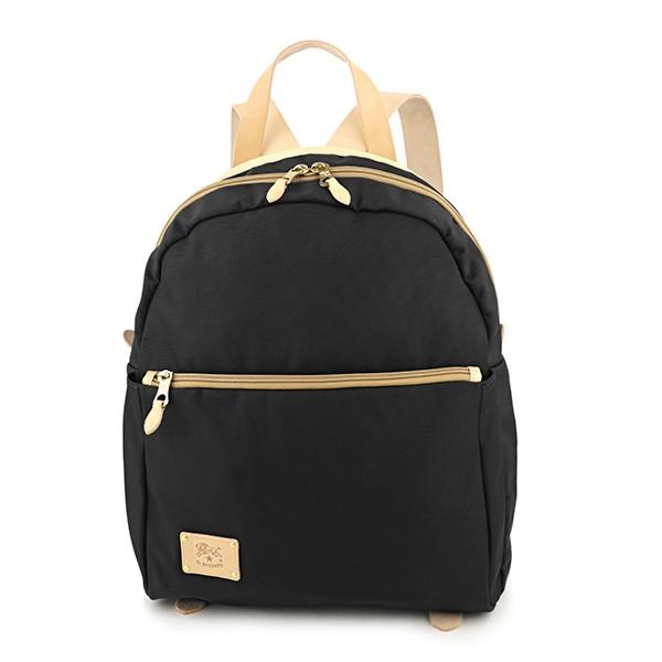 並行輸入 イルビゾンテ リュックサック デイバッグ A2608 NY T556 ブラック 黒/ナチュ...