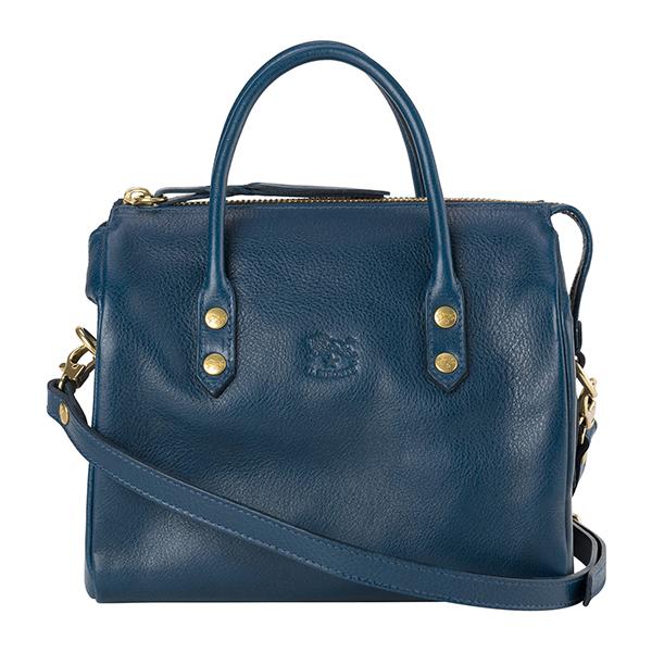 並行輸入 イルビゾンテ  ハンドバッグ ヴァッケッタ A2613  P 866 ネイビー 紺 爆買