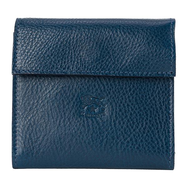 並行輸入 イルビゾンテ  2つ折り財布 ヴァッケッタ C0455 P 866 ネイビー 紺 青 爆買