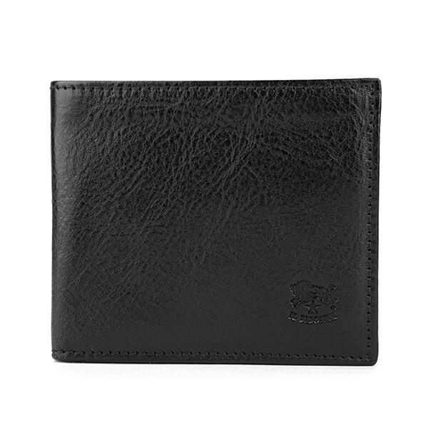 並行輸入 イルビゾンテ 2つ折り財布 ブラック 黒 IL BISONTE C0487 MP SBW0...