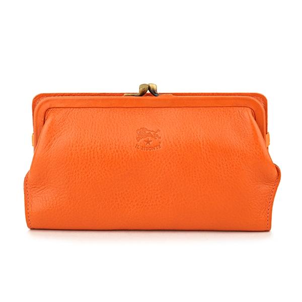 並行輸入 イルビゾンテ  長財布 ヴァッケッタ C0671 P 166 オレンジ 爆買