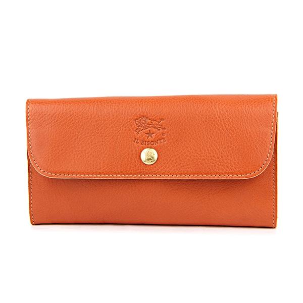 並行輸入 イルビゾンテ 長財布 ヴァッケッタ C0842 P145 キャラメル 茶系 爆買