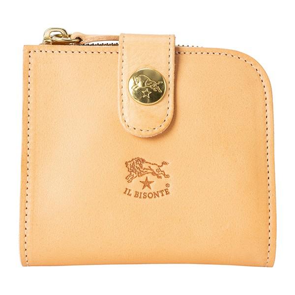 並行輸入 イルビゾンテ  2つ折り財布 ヴァッケッタ C0890 P 120 ナチュラル 爆買