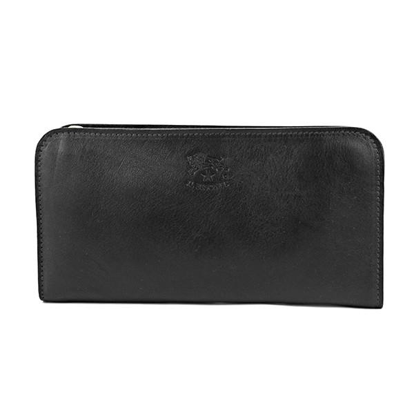 並行輸入 イルビゾンテ 長財布 ヴァッケッタ C0909 P153 ブラック 黒 爆買