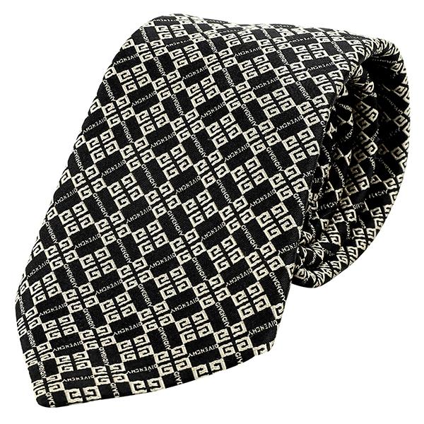 並行輸入 ジバンシイ ネクタイ GIVENCHY シルク J1750 5メンズ ブラック 黒 クリー...