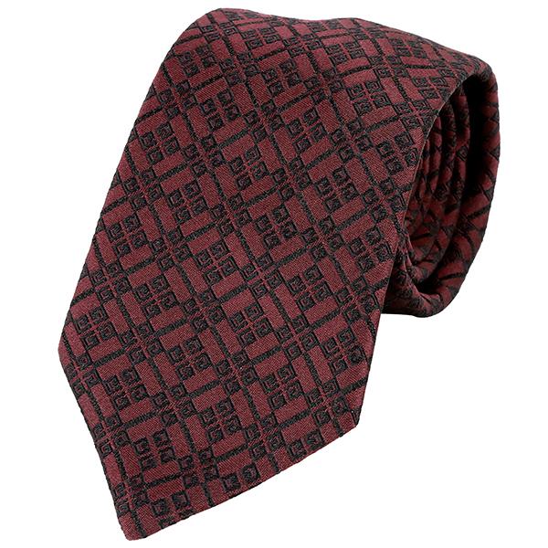 並行輸入 ジバンシイ ネクタイ GIVENCHY シルク J1750 6メンズ ワインレッド 赤