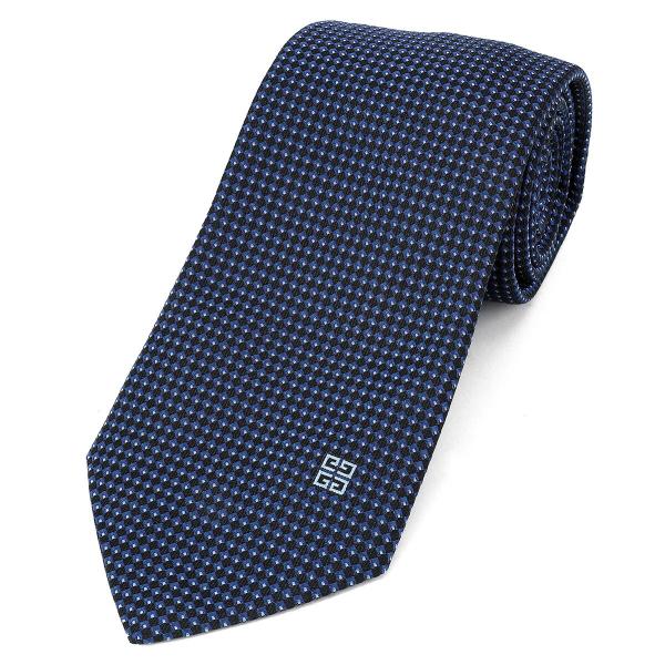 並行輸入 ジバンシイ ネクタイ GIVENCHY シルクジャカード J5893 010メンズ ブルー