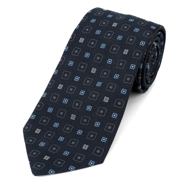 並行輸入 ジバンシイ ネクタイ GIVENCHY シルクジャカード J5901 002メンズ ブルー...