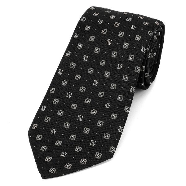 並行輸入 ジバンシイ ネクタイ GIVENCHY シルクジャカード J5903 001メンズ ブラッ...