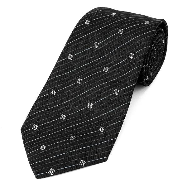 並行輸入 ジバンシイ ネクタイ GIVENCHY シルク J5907 001メンズ ブラック 黒