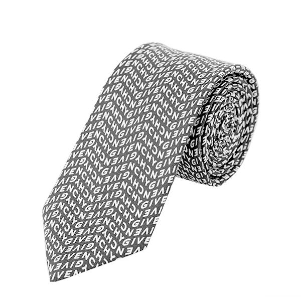 並行輸入 ジバンシイ ネクタイ GIVENCHY シルク SM006 2メンズ ブラック