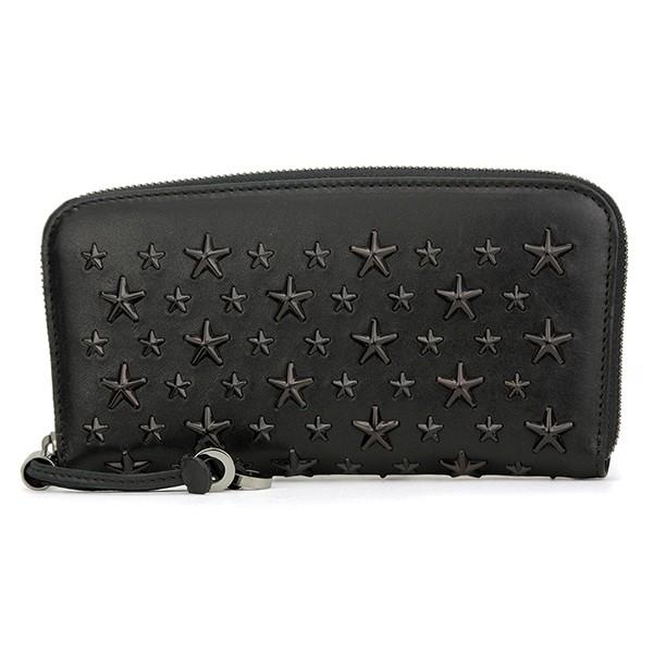 並行輸入 ジミーチュウ  長財布(ラウンドファスナー) フィリパ FILIPA ENL ブラック 黒...