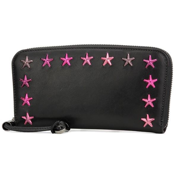 並行輸入 ジミーチュウ  長財布(ラウンドファスナー) フィリパ FILIPA UTL ブラック 黒...