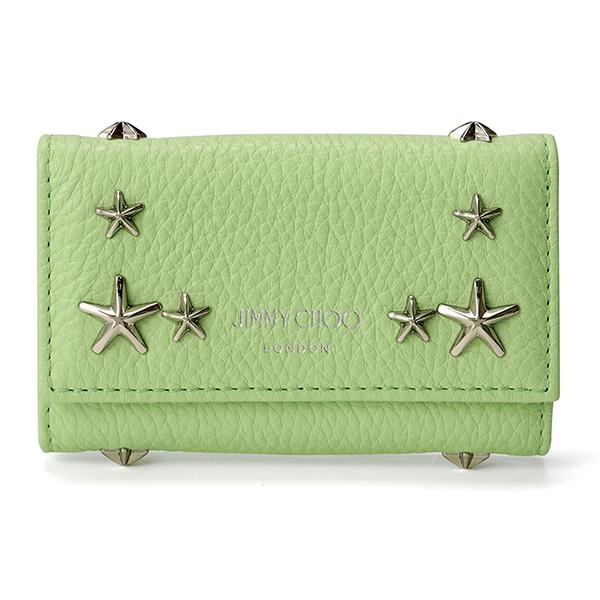 並行輸入 ジミーチュウ キーケース ミントグリーン JIMMY CHOO NEPTUNE UUF P...